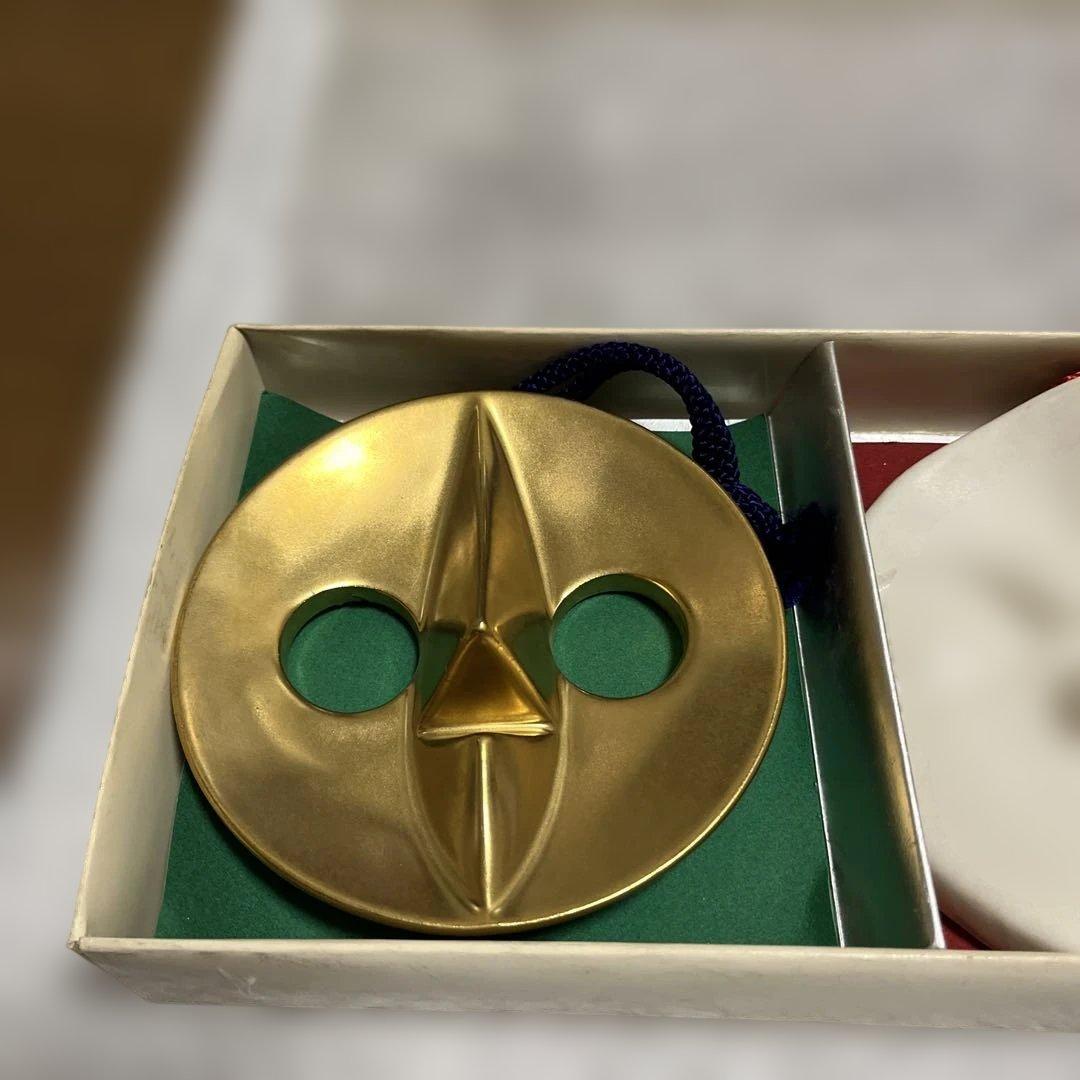 信楽焼岡本太郎太陽の顔日本万国博覧会記念セット箱入り