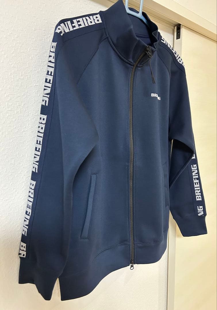 BRIEFINGゴルフ （M）ウォームサイドロゴラインブルゾンネイビー新品未使用