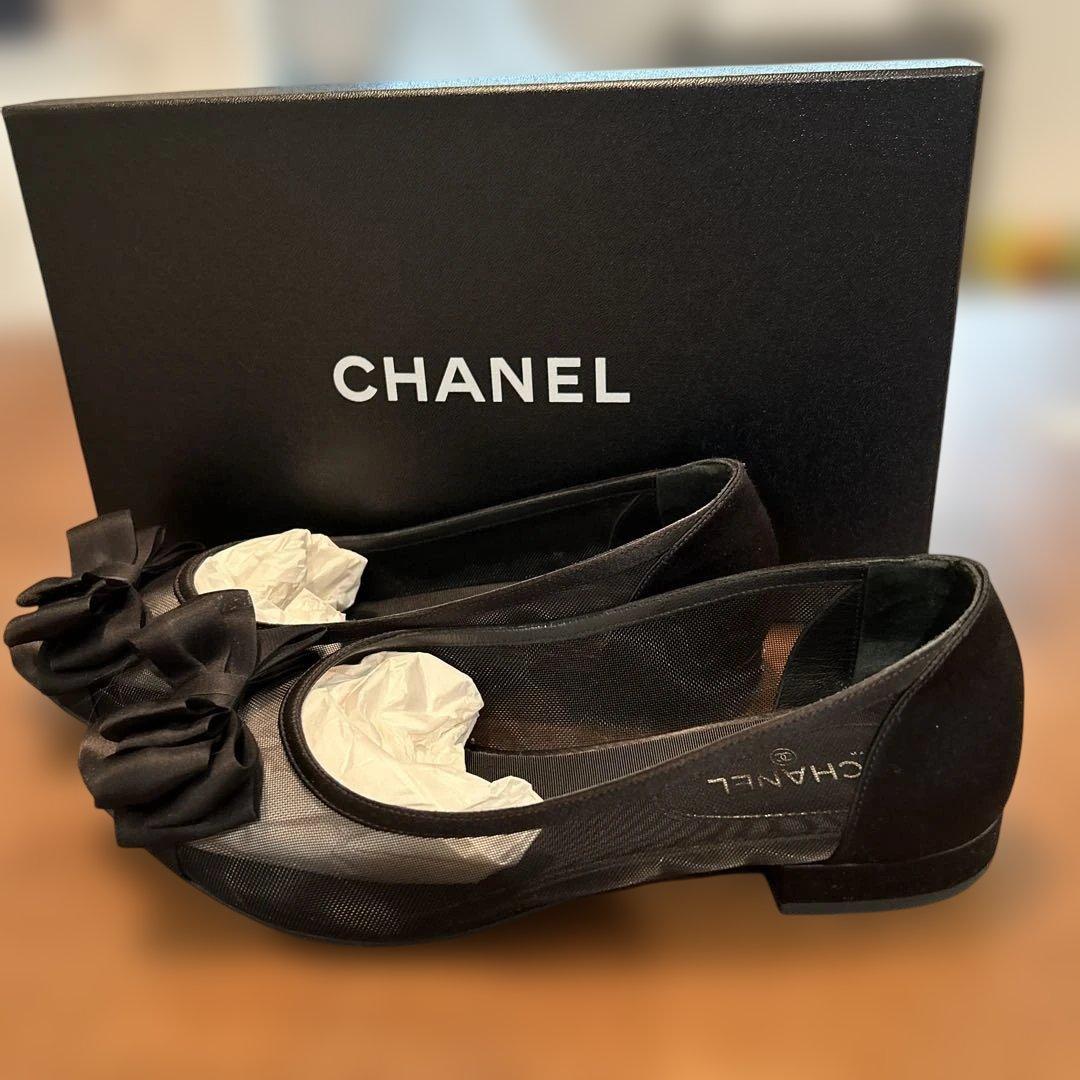 シャネルパンプス黒