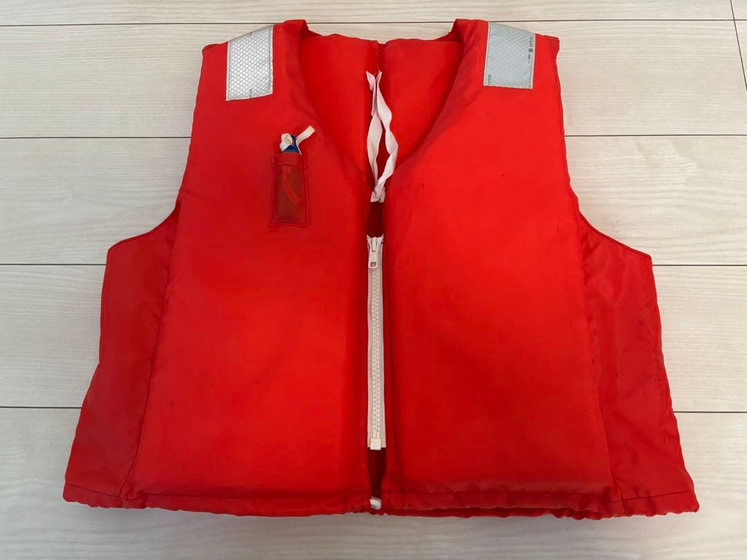 桜マーク付ライフジャケット3着セット(TK−30型) 法定備品　1着新品