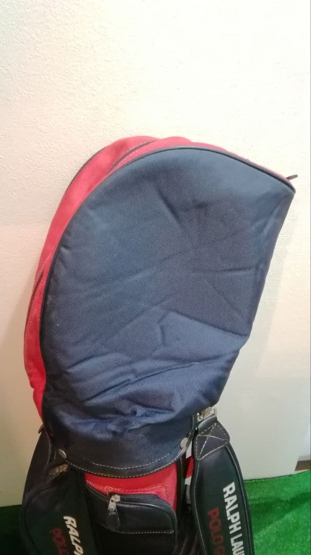 Ralph Lauren Polo Golf キャディバッグ ネイビー/レッド