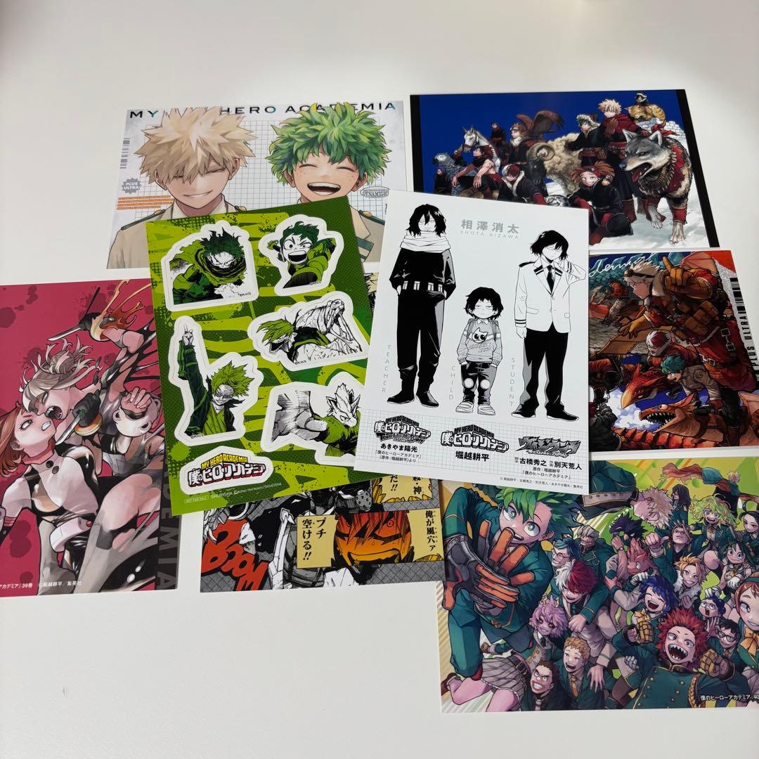 【美品】僕のヒーローアカデミア 全巻セット ポストカード7枚セット 最強ジャンプ