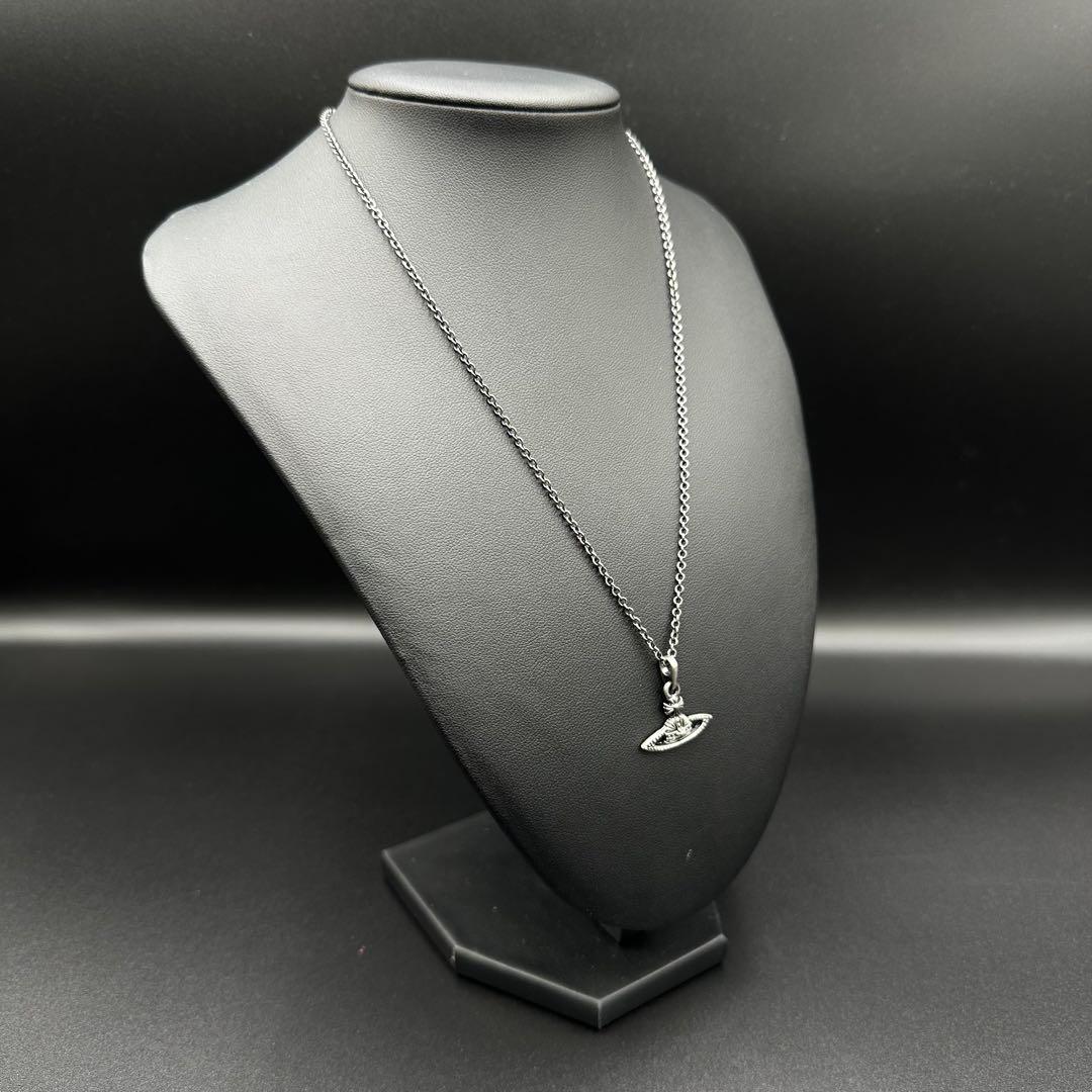 Vivienne Westwood ネックレス シルバー ブラック色 r8183