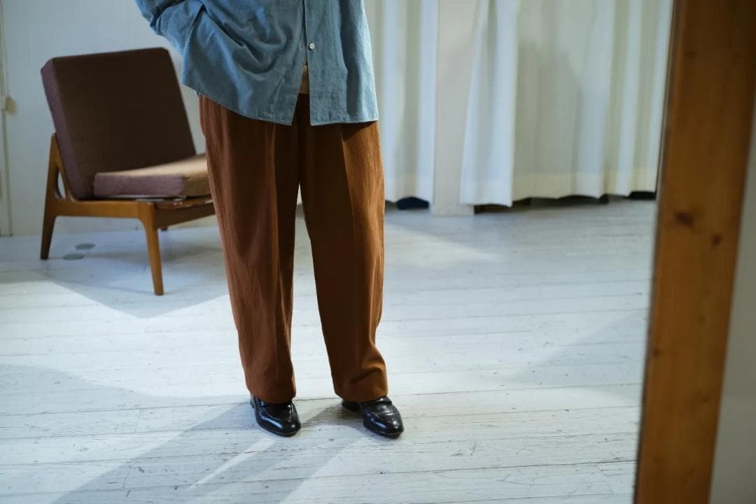 MAATEE & SONS 俺チノ 強撚GABA GARMENT DYED