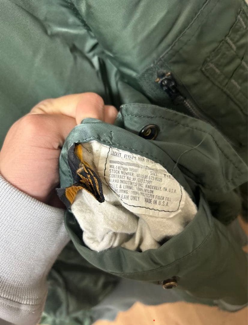 古着 ALPHA MA-1 madeinusa ミリタリー リバーシブル