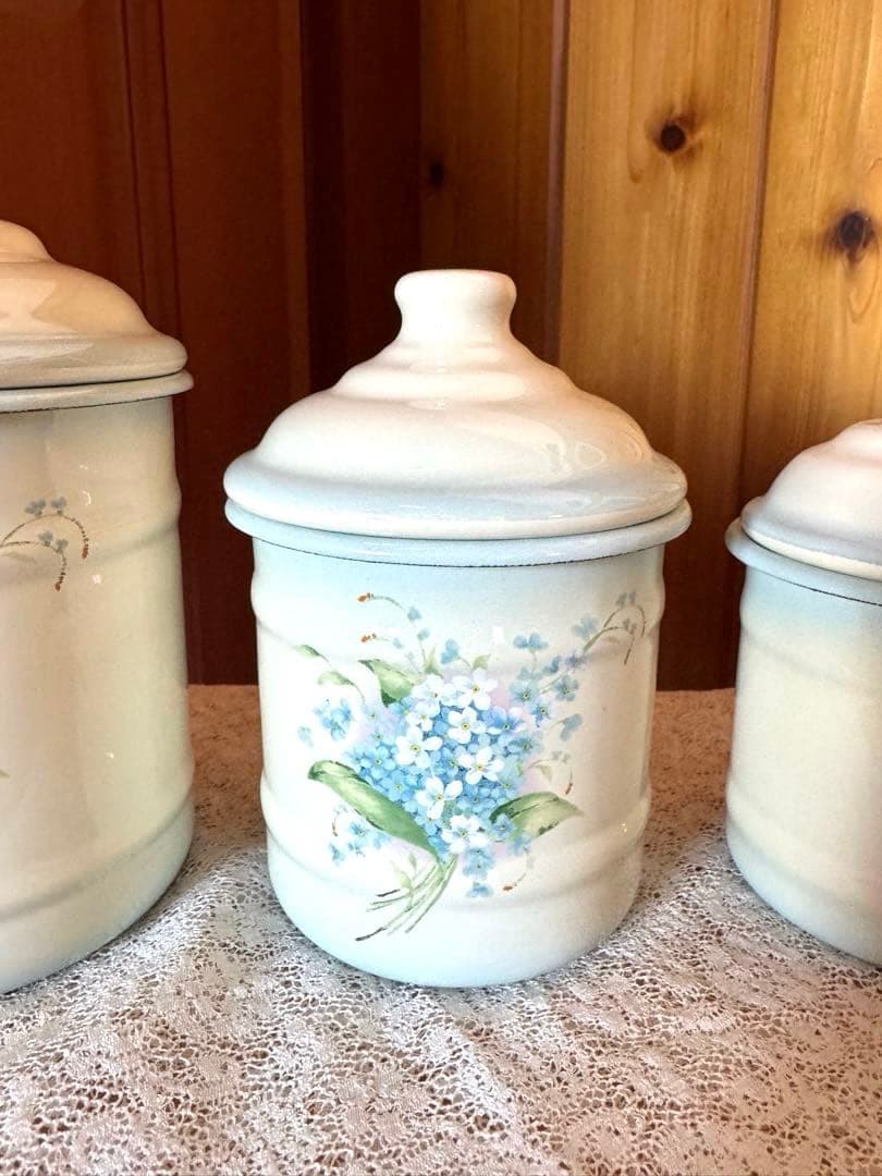 【希少レア‼️】イマン(imane)クラリス　ビード入りキャニスターセット