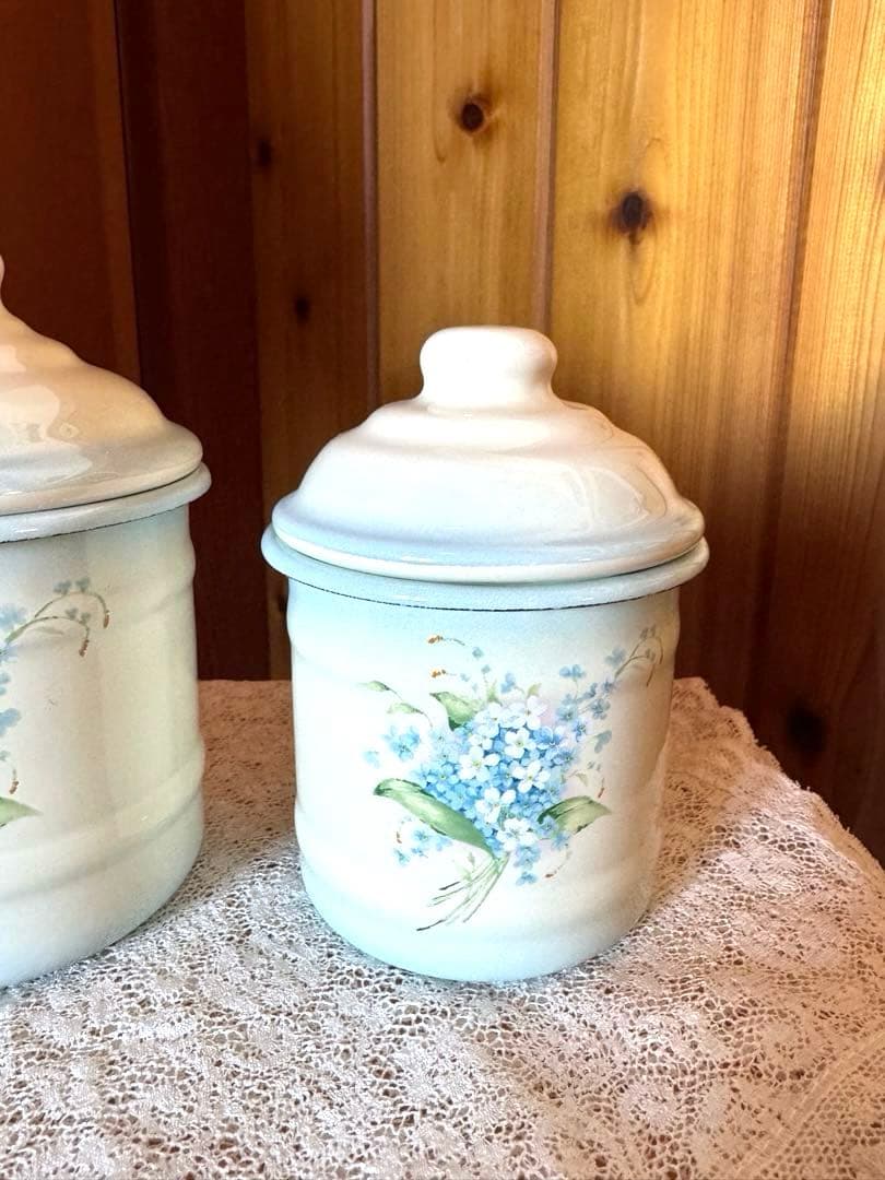 【希少レア‼️】イマン(imane)クラリス　ビード入りキャニスターセット