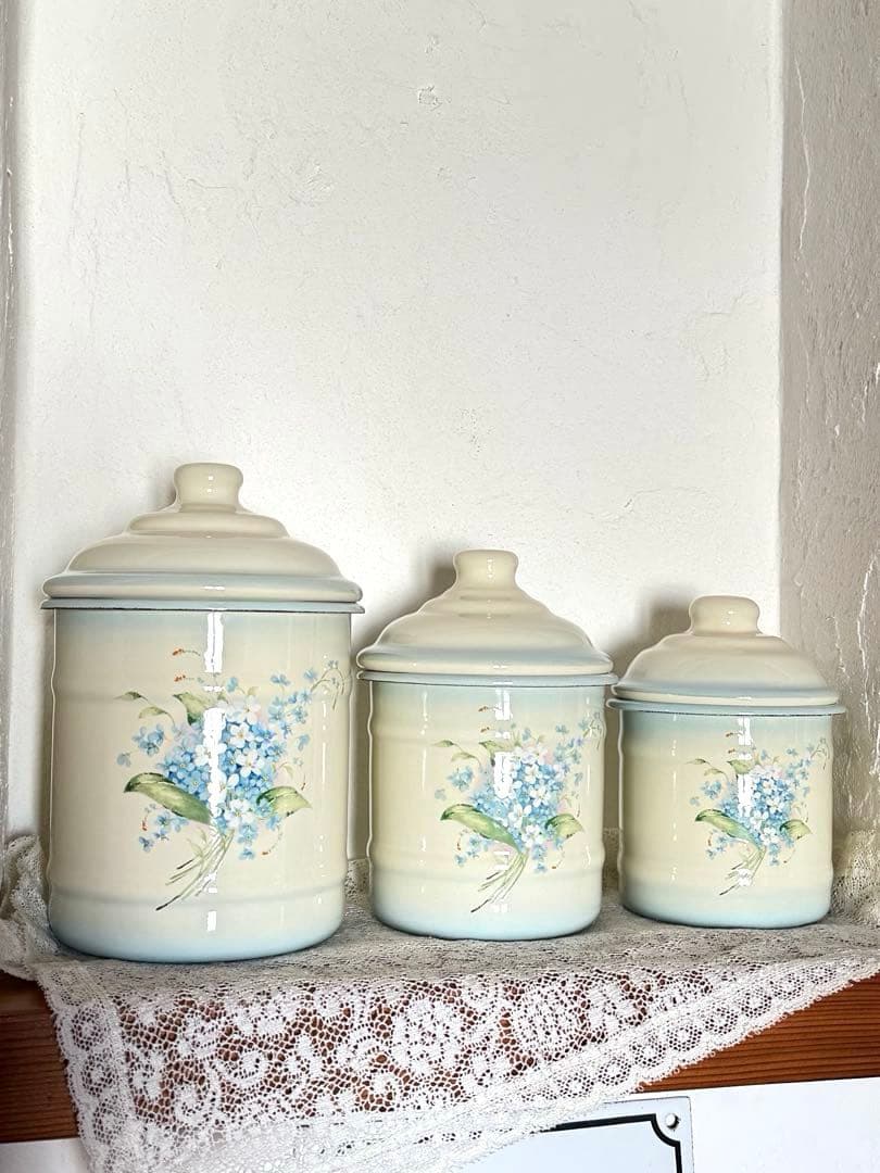 【希少レア‼️】イマン(imane)クラリス　ビード入りキャニスターセット