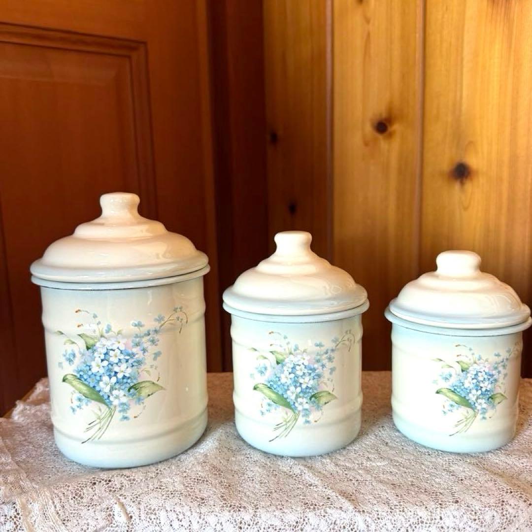 【希少レア‼️】イマン(imane)クラリス　ビード入りキャニスターセット