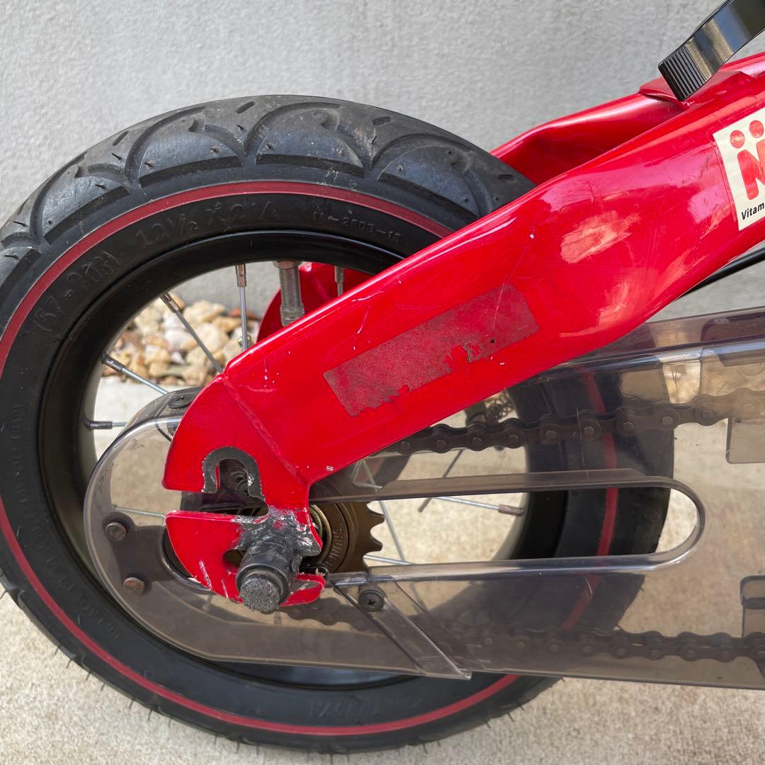 へんしんバイク　12インチ　レッド