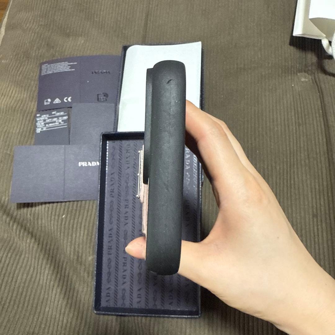 PRADA ピンクレザー iPhoneケース　15pro MAX
