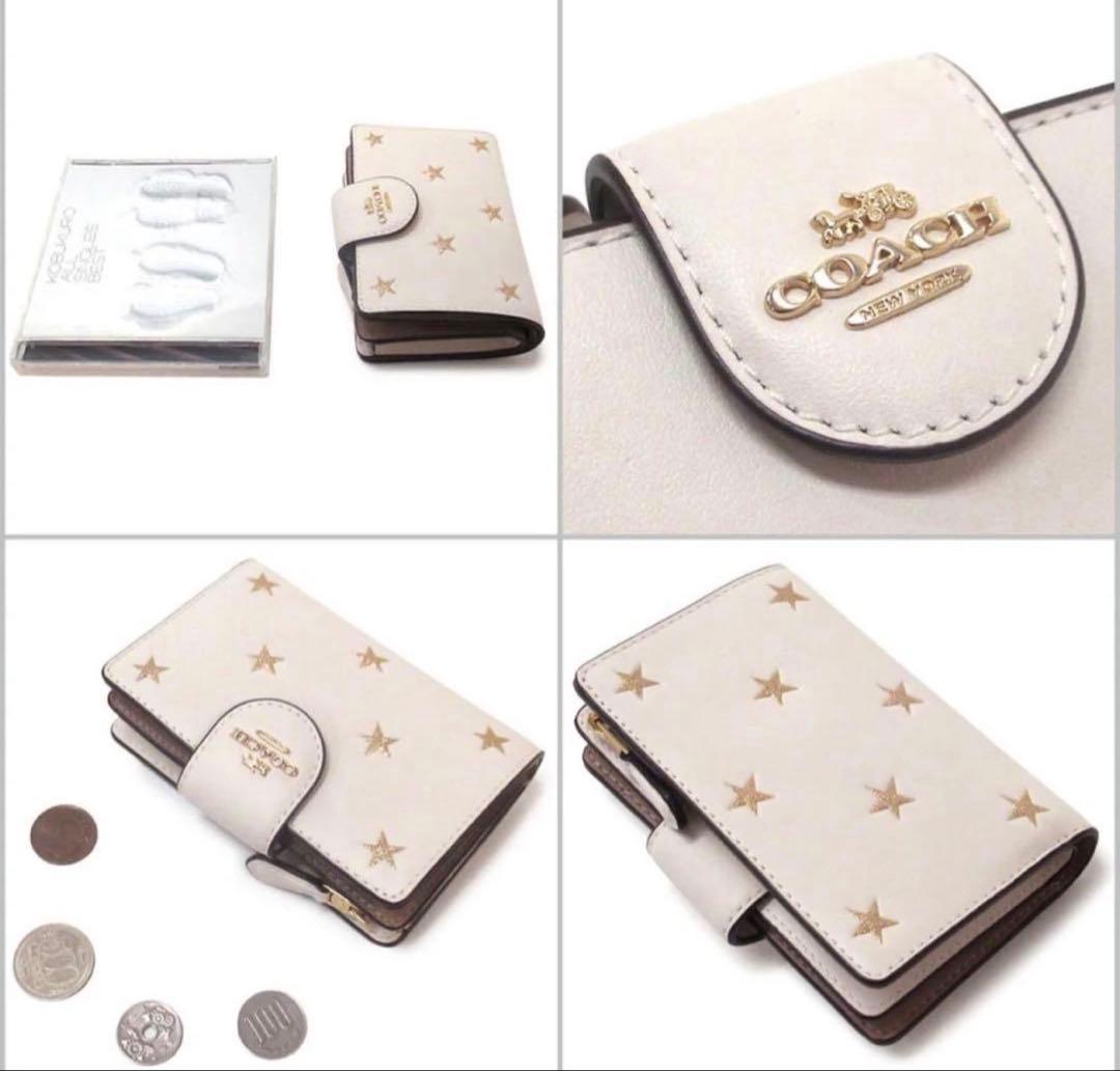 COACHコーチリファインドカースタープリンターミディアム二つ折り財布