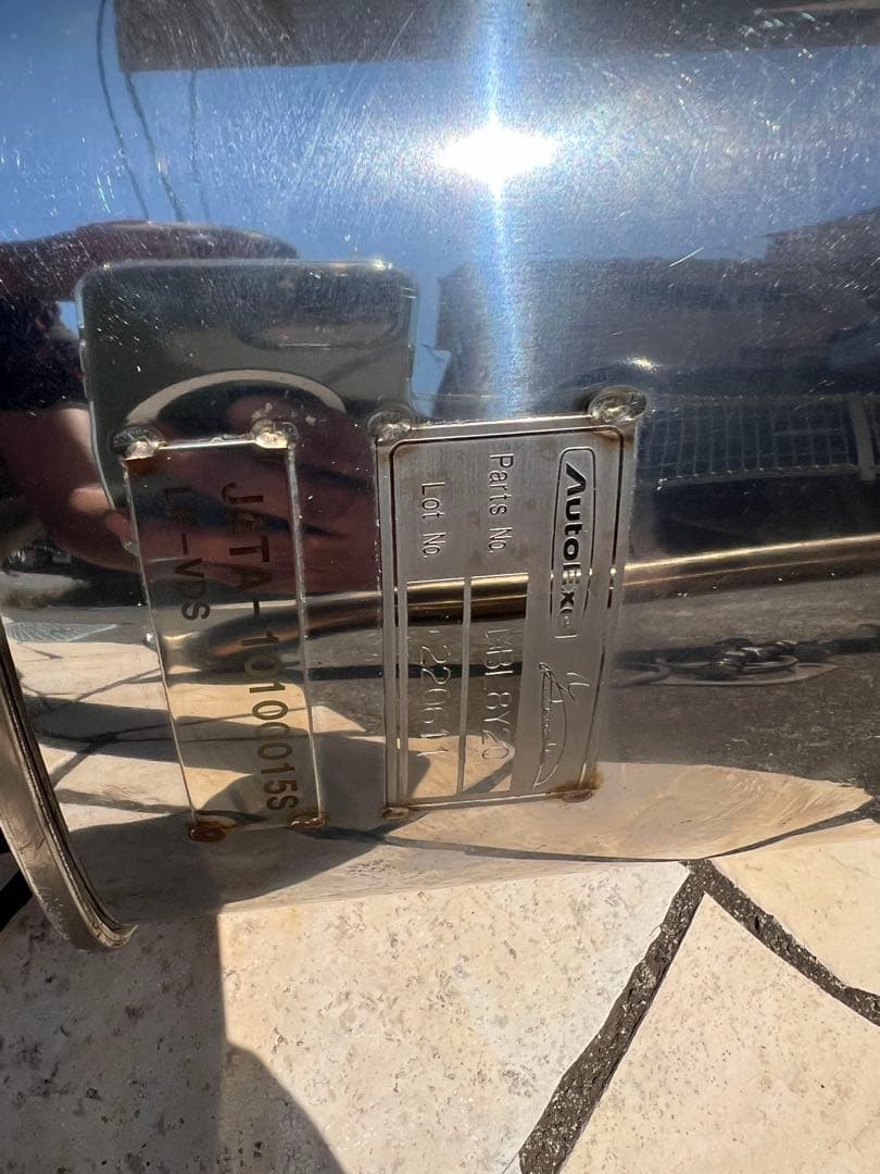 BLアクセラセダン2.0L用　オートエグゼプレミアムテールマフラー