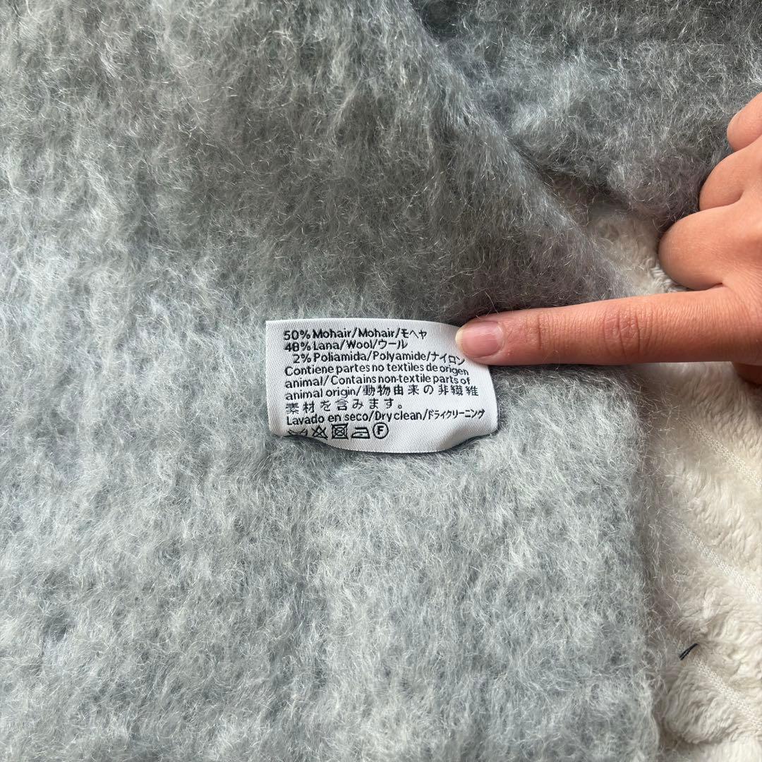 LOEWE ロエベ　モヘアマフラー　グレー