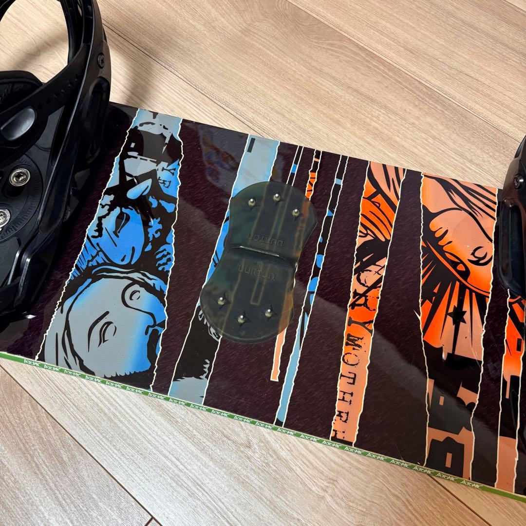 ATOMIC スノーボード 4点セット 板+ビンディング+ブーツ+ケース