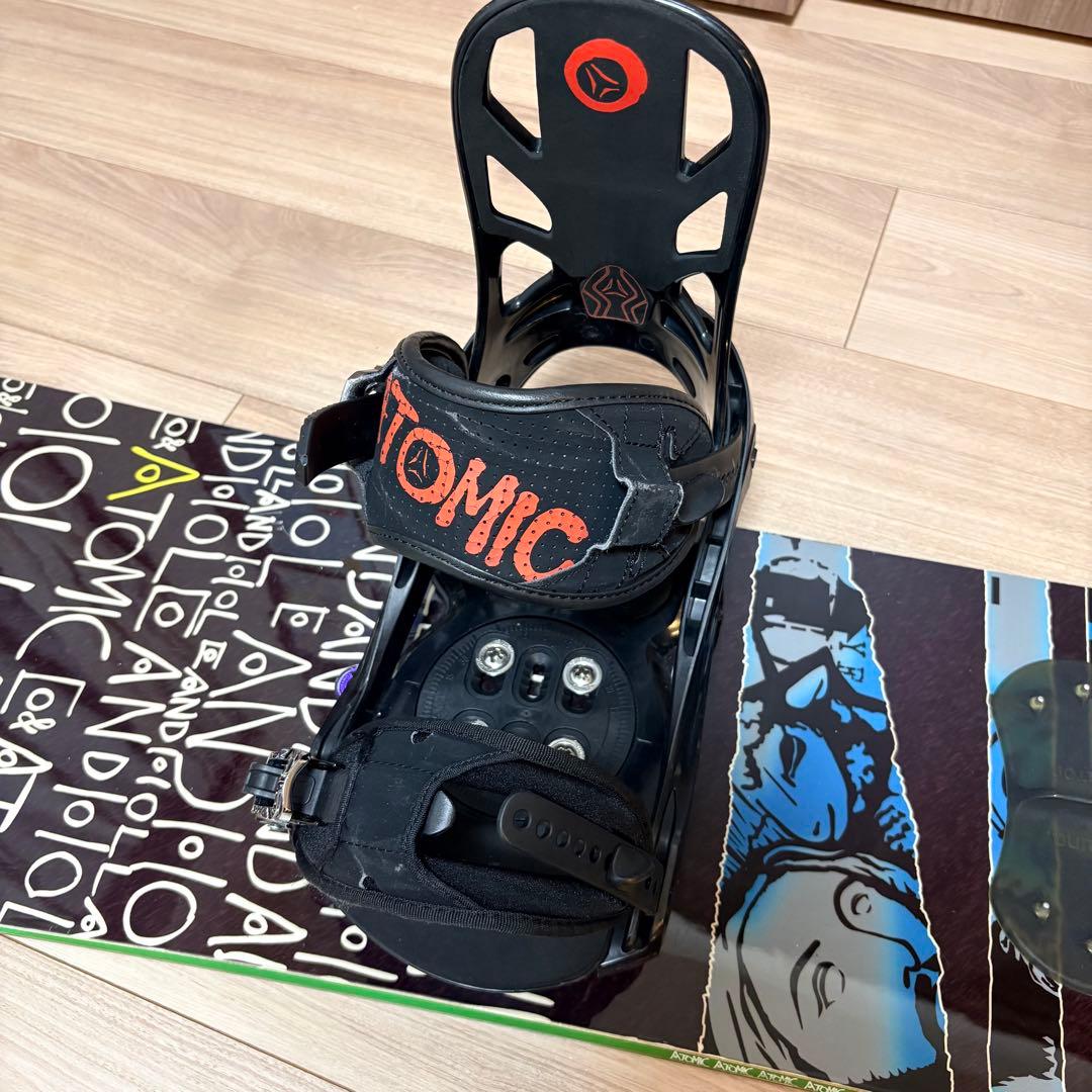 ATOMIC スノーボード 4点セット 板+ビンディング+ブーツ+ケース