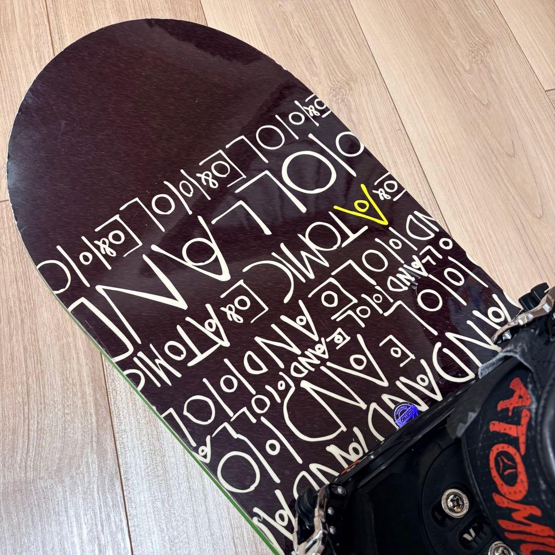 ATOMIC スノーボード 4点セット 板+ビンディング+ブーツ+ケース