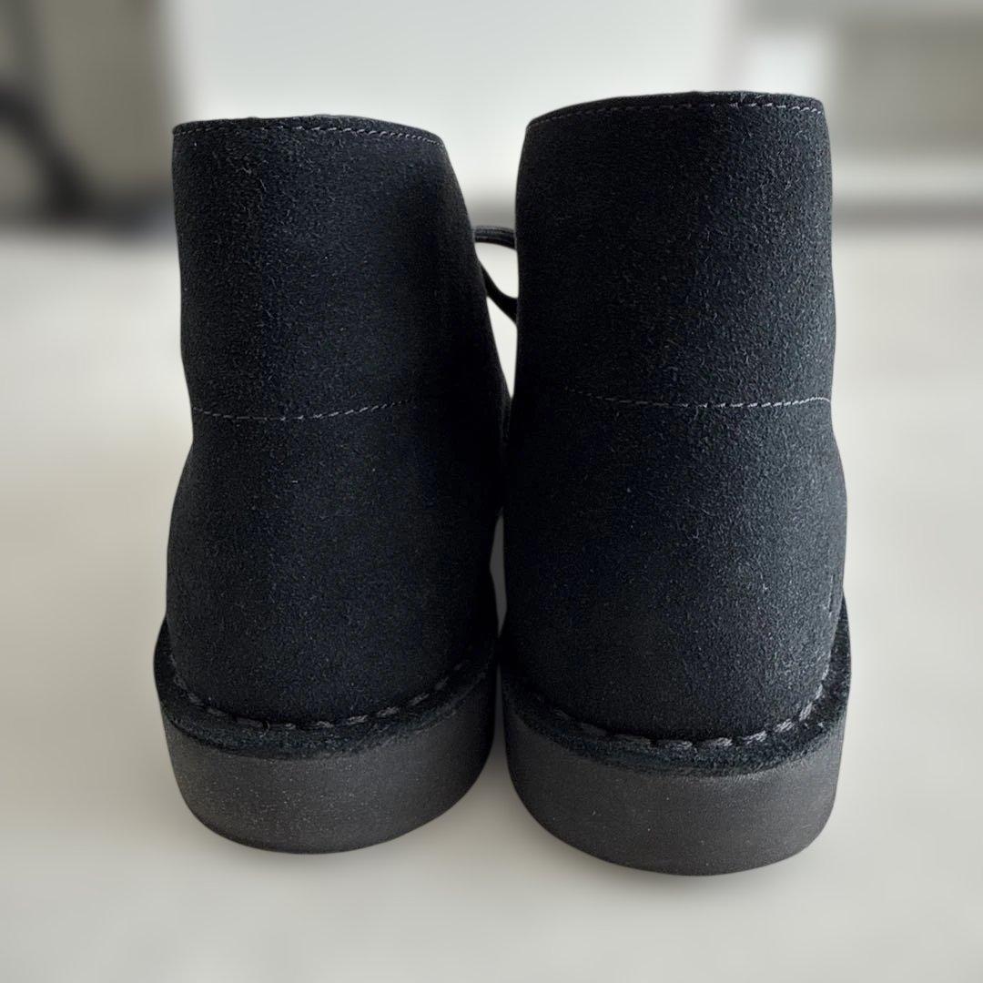 Clarks クラークスデザートブーツevoUK7.5ブラックスエード