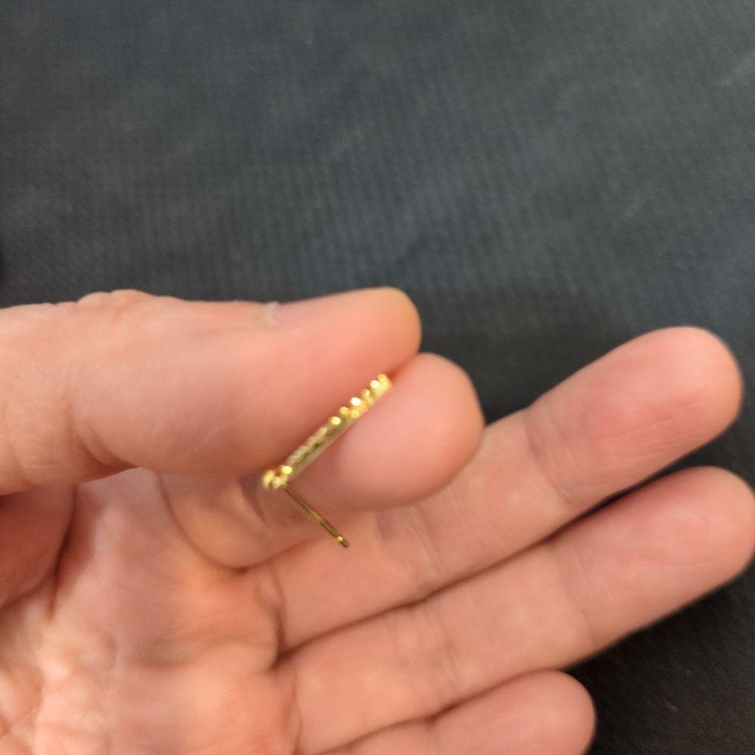 【最終お値段】k18ygダイヤモンド0.04✕2ピアス