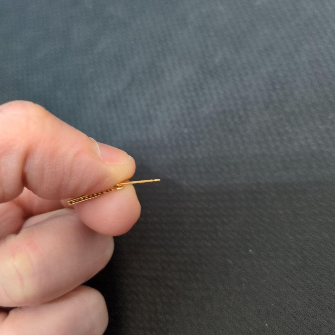 【最終お値段】k18ygダイヤモンド0.04✕2ピアス