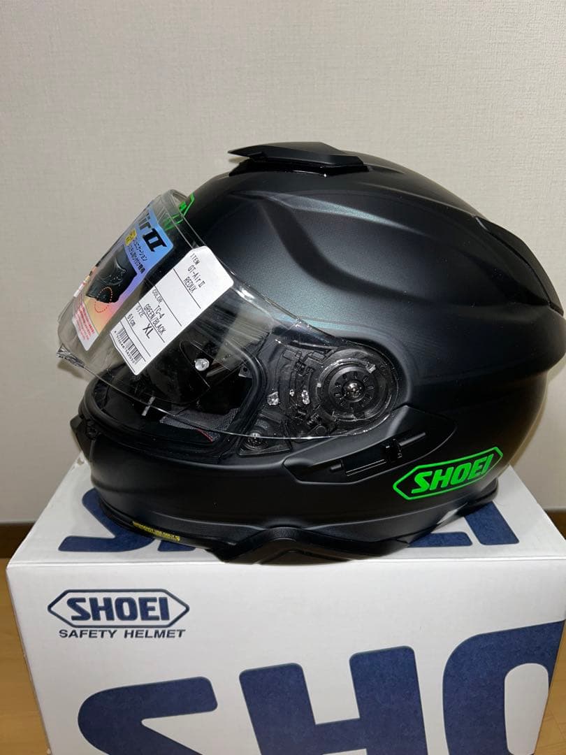 SHOEI GT-AIR II フルフェイスヘルメット ブラック/グリーン　XL