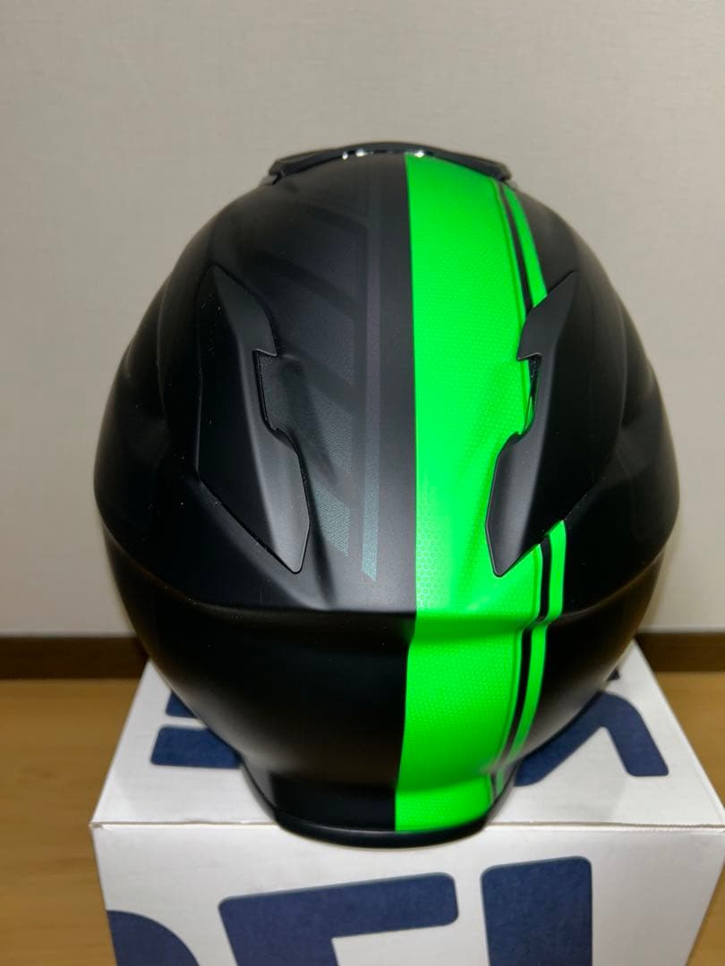 SHOEI GT-AIR II フルフェイスヘルメット ブラック/グリーン　XL