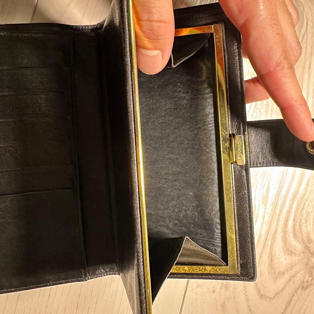 【CHANEL】デカココ タイムレスCC フラップ長財布