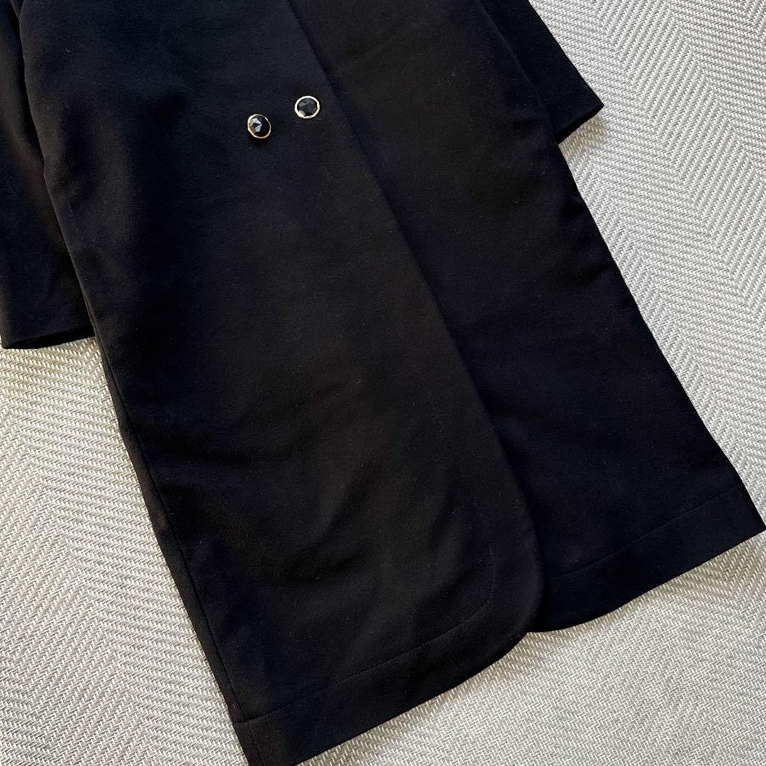 美品 Josephine ロロピアーナ ウールカシミヤ ハイネックロングコート