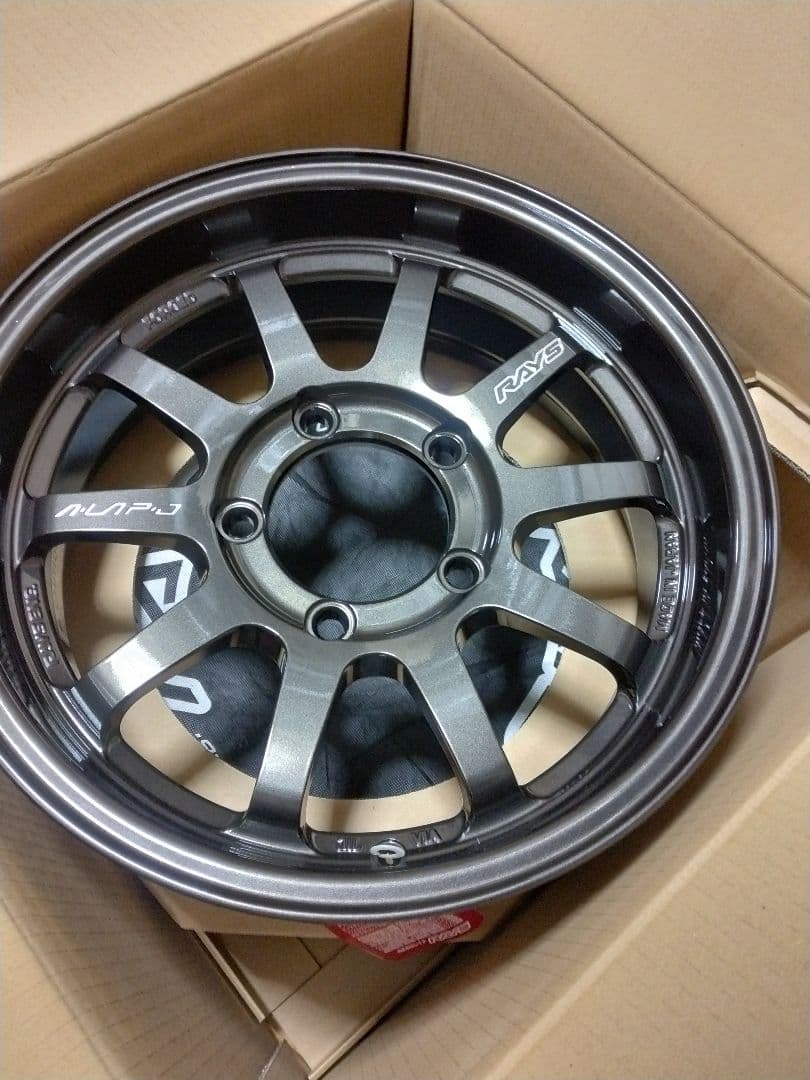 RAY'S A-LAP-J16×6J+5 DB 軽量鍛造新品 JB74シエラ対象