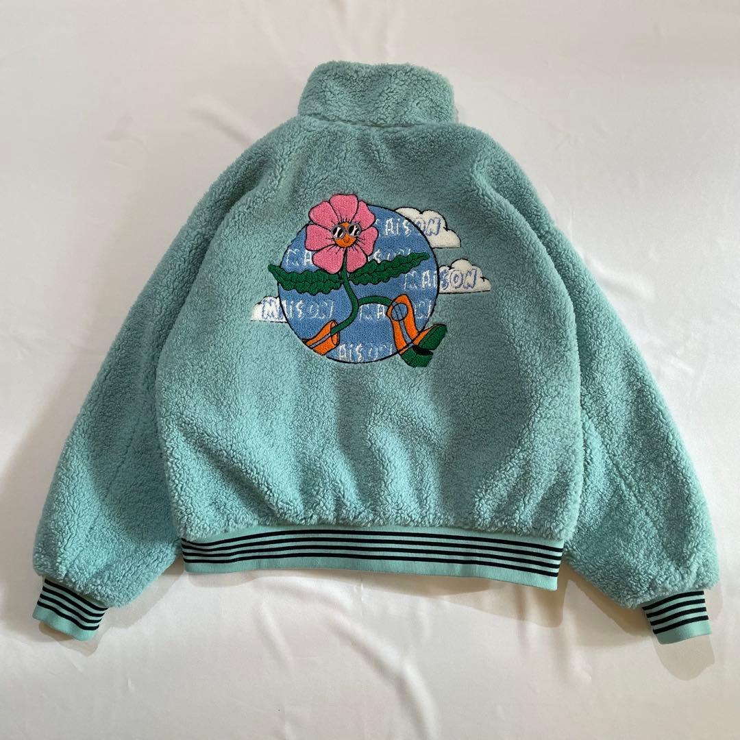 【美品】メゾン エメラルド ボアジャケット