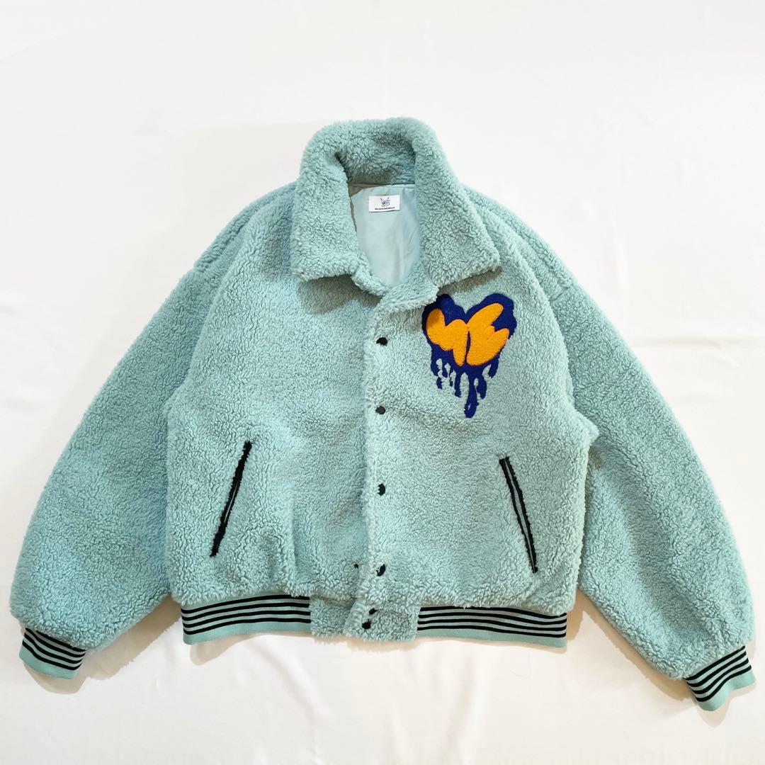 【美品】メゾン エメラルド ボアジャケット