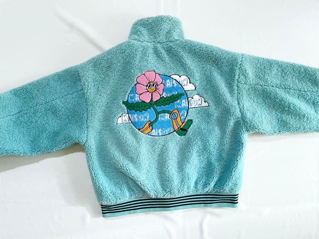 【美品】メゾン エメラルド ボアジャケット