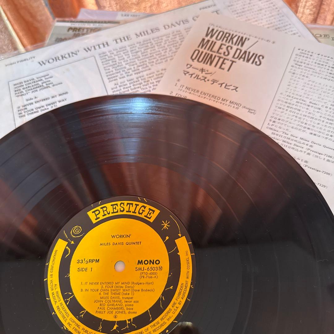 LP12in国内盤マイルスデイビスの4枚まとめて写真参照盤ジャケ帯解説良好