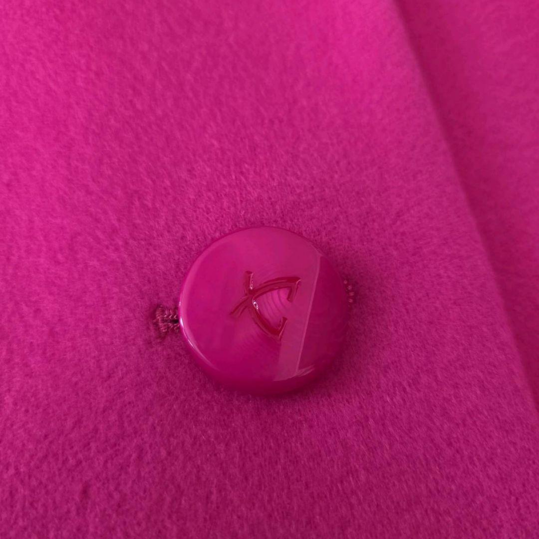 レオナール カシミヤ100％ シルク チェスターコート 花柄 11AR