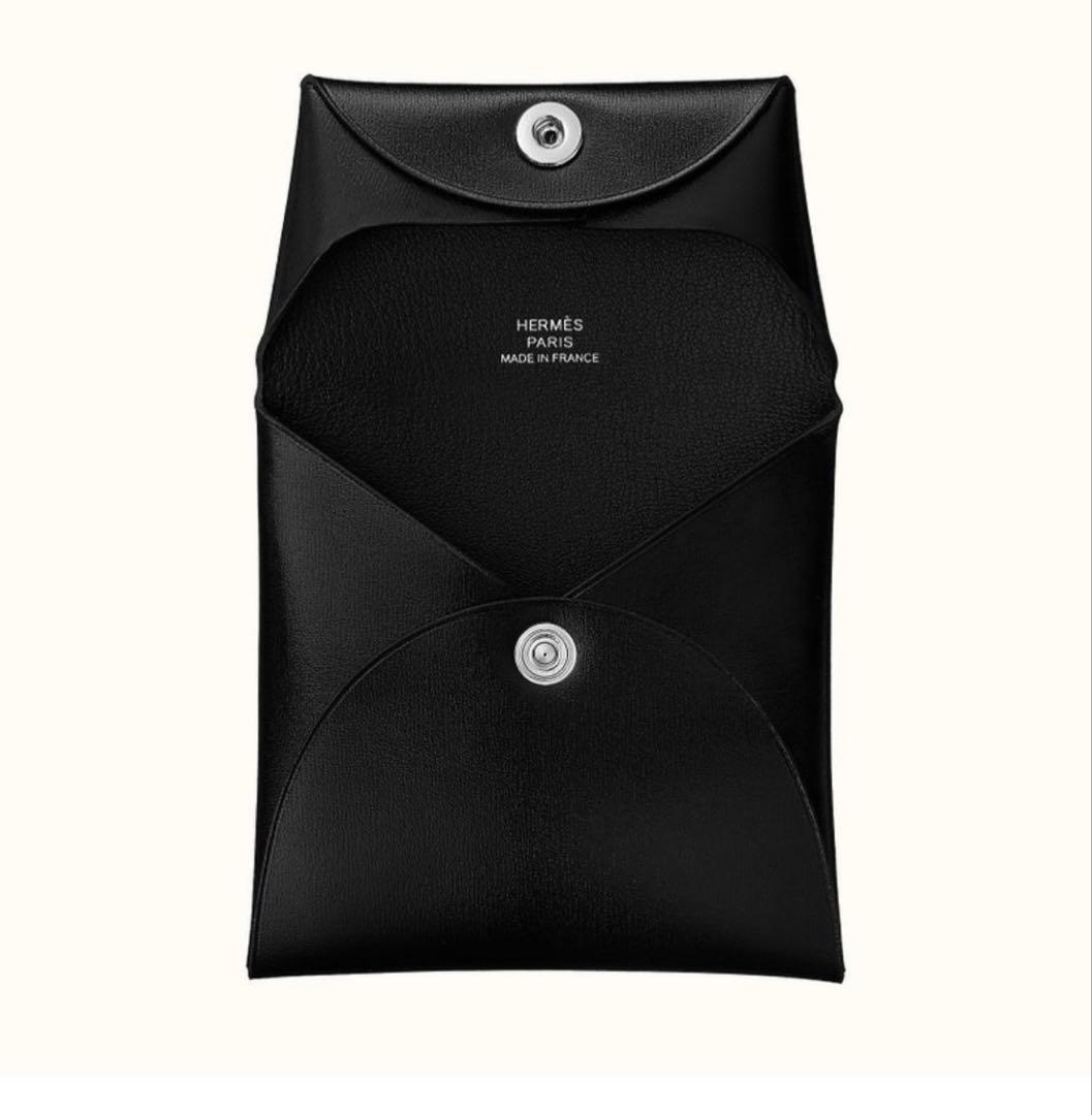 新品　HERMES エルメス　バスティア ボックスカーフ　ブラック