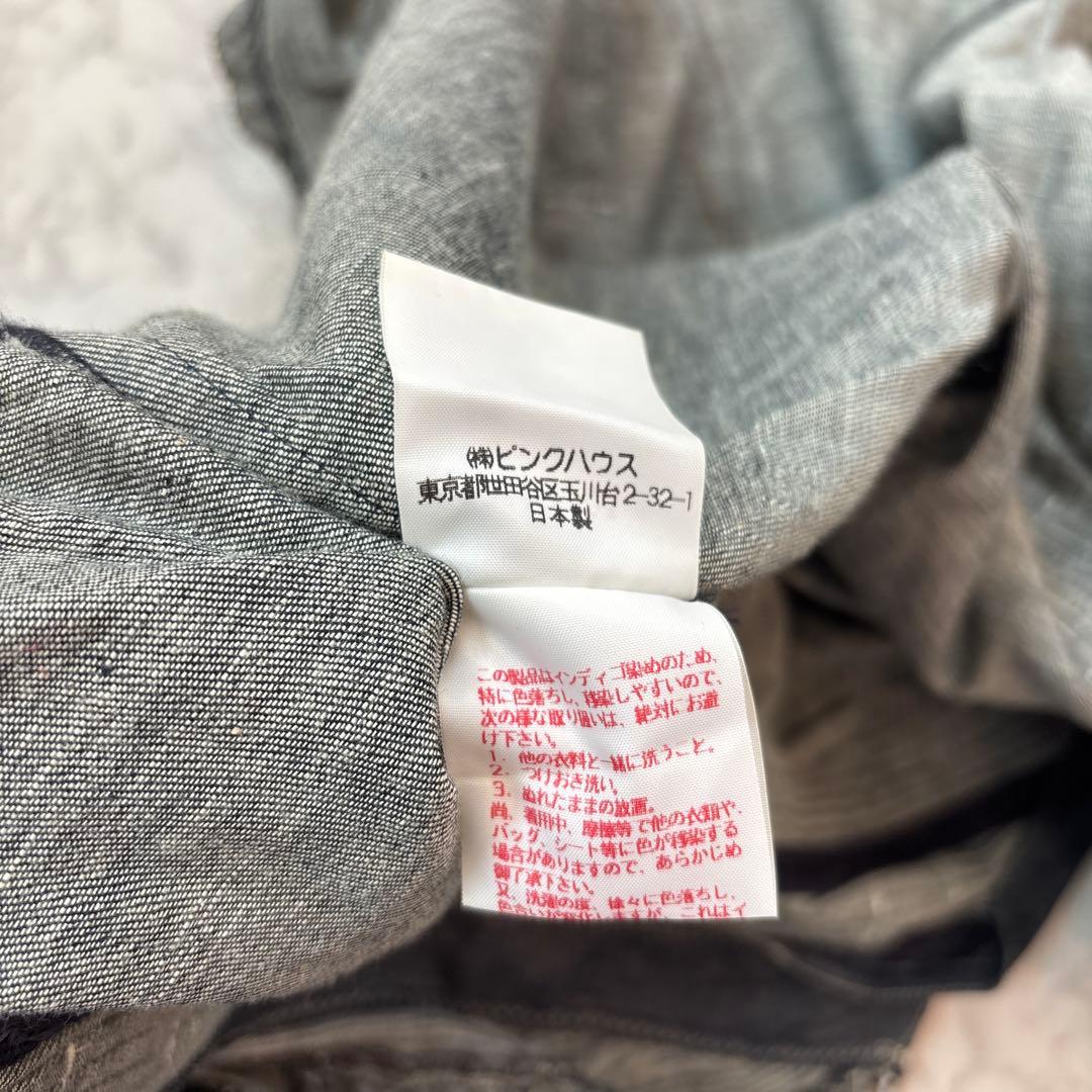 PINK HOUSE ピンクハウス フリル デニム ジャケット ピンタック