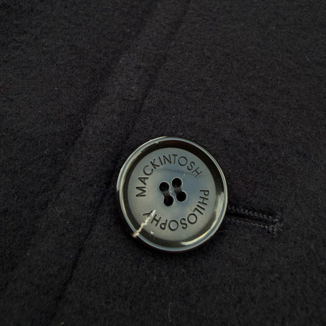 美品 MACKINTOSH PHILOSOPHY PEA COAT ネイビー