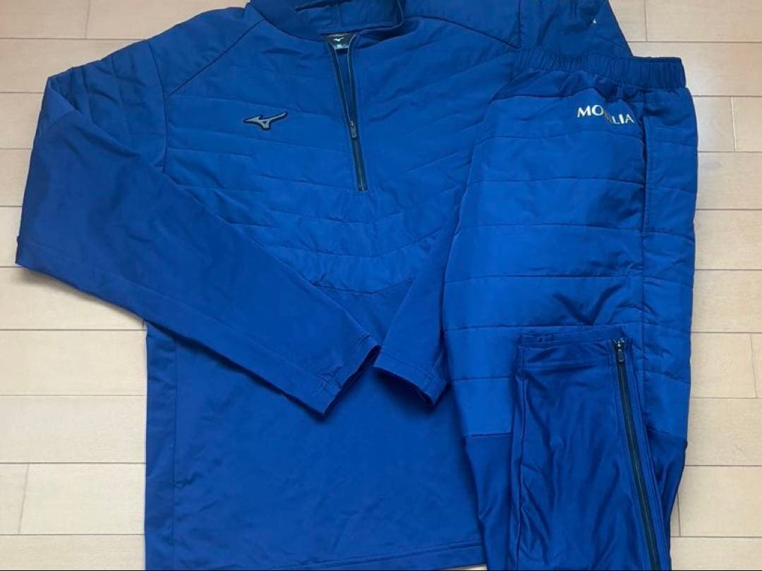 Mizuno ミズノ　モレリア　ウォーマー　ネイビー　上下セットXL
