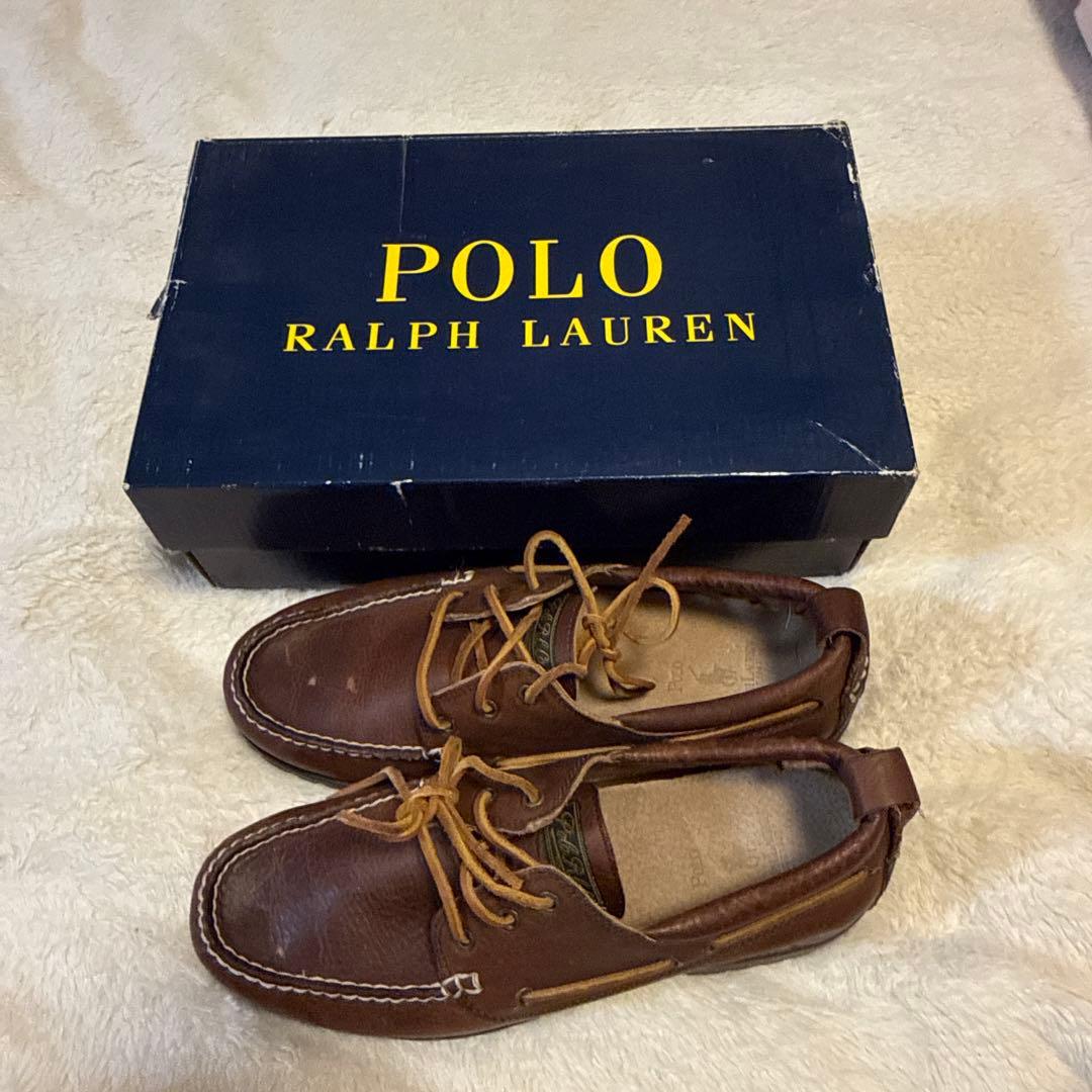 Polo Ralph Lauren ブラウン デッキシューズ