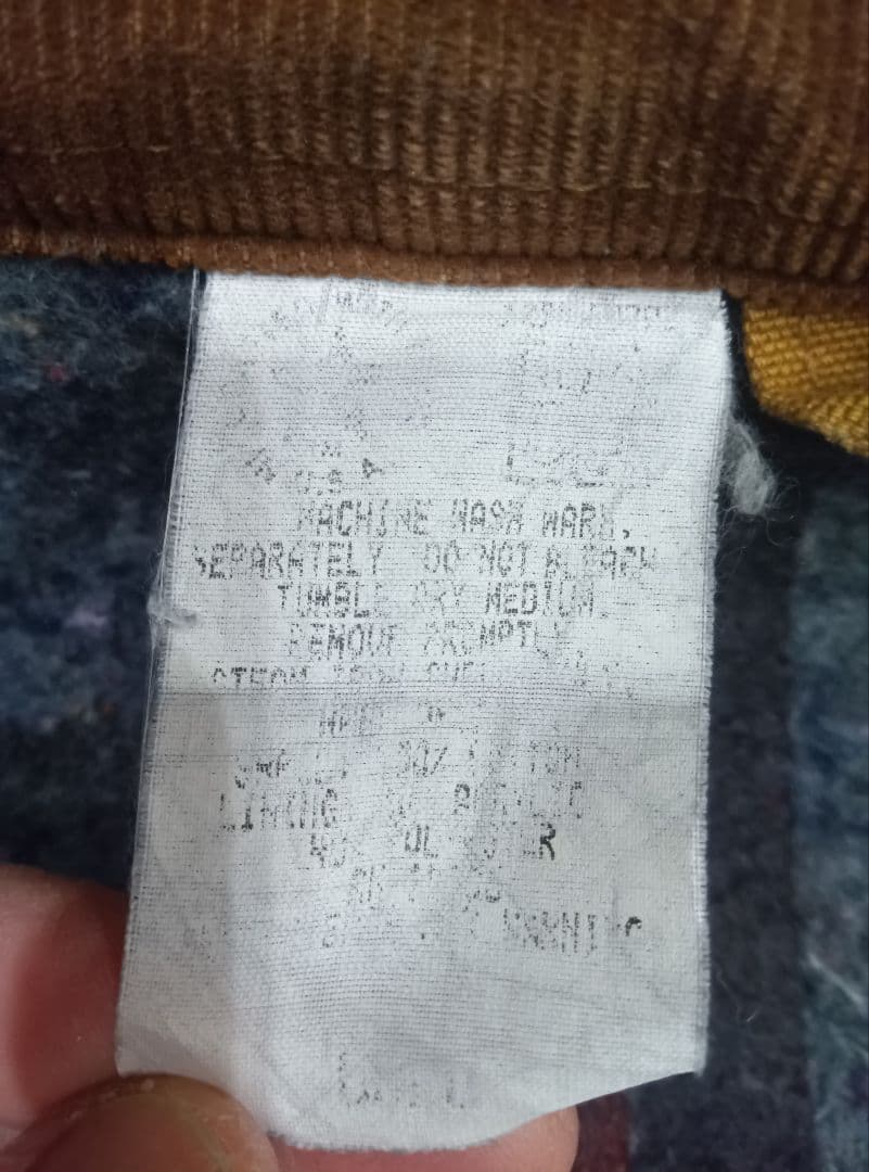 星タグ USA製 80s カーハート チョアコート 42