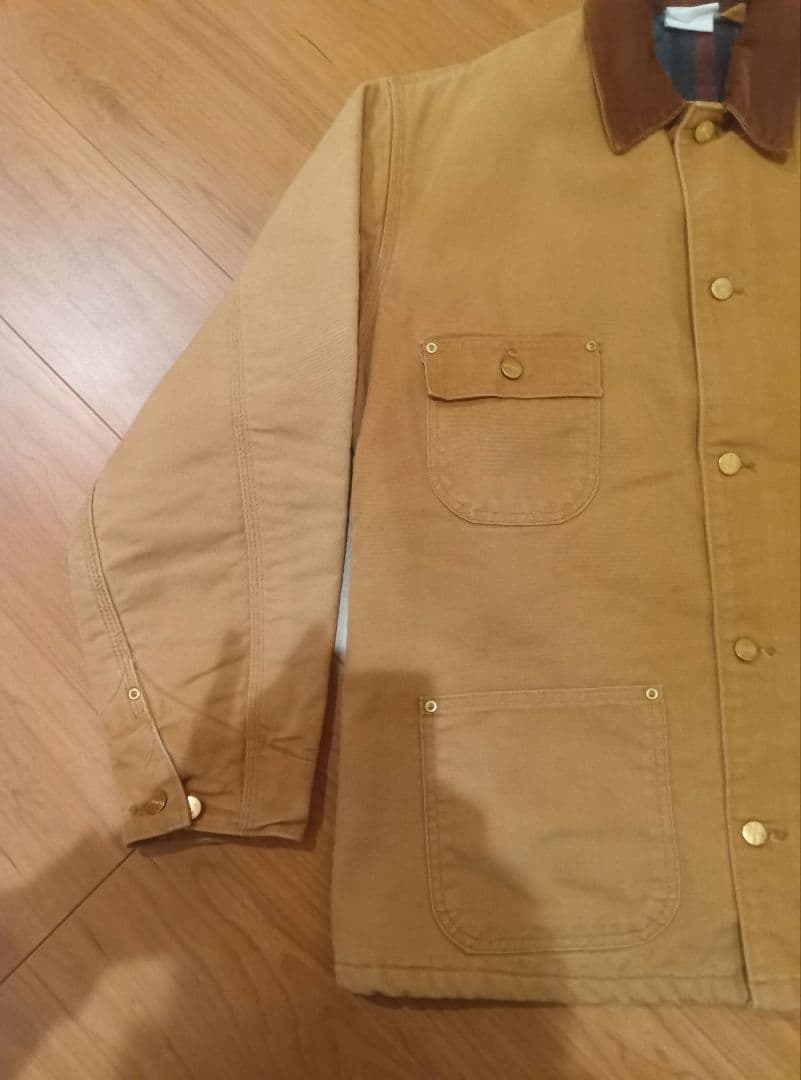 星タグ USA製 80s カーハート チョアコート 42