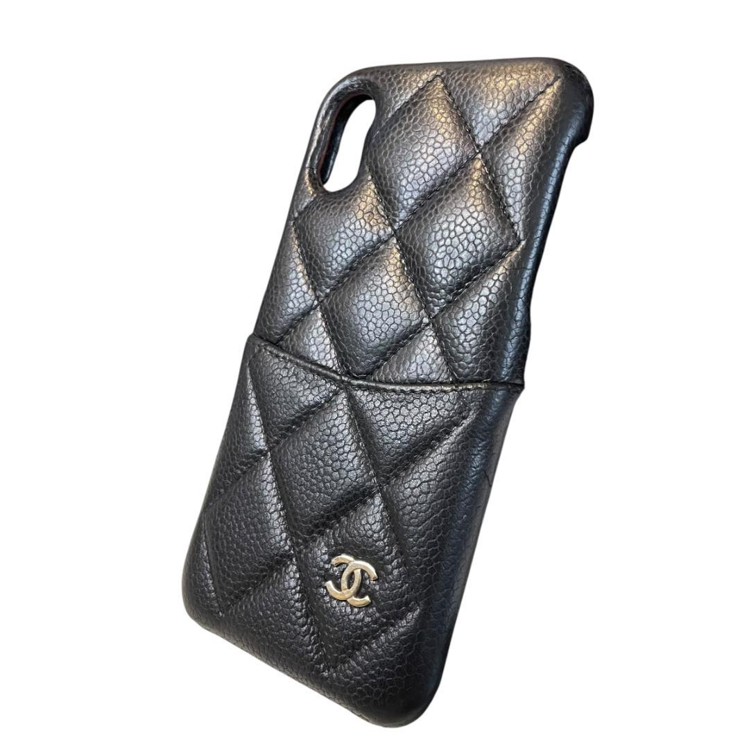 CHANEL シャネル マトラッセ iPhone XS X用 スマホケース