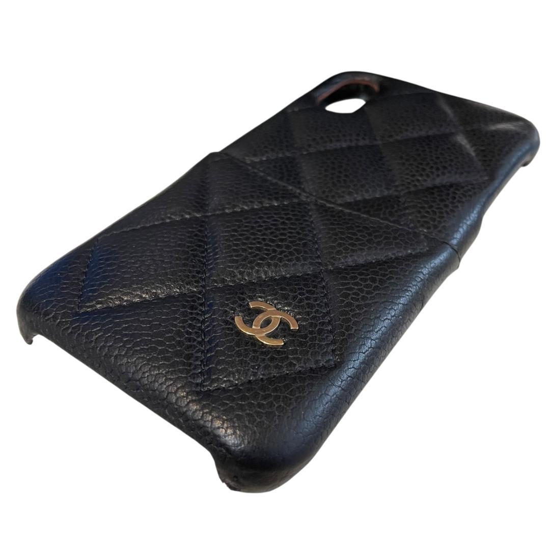 CHANEL シャネル マトラッセ iPhone XS X用 スマホケース