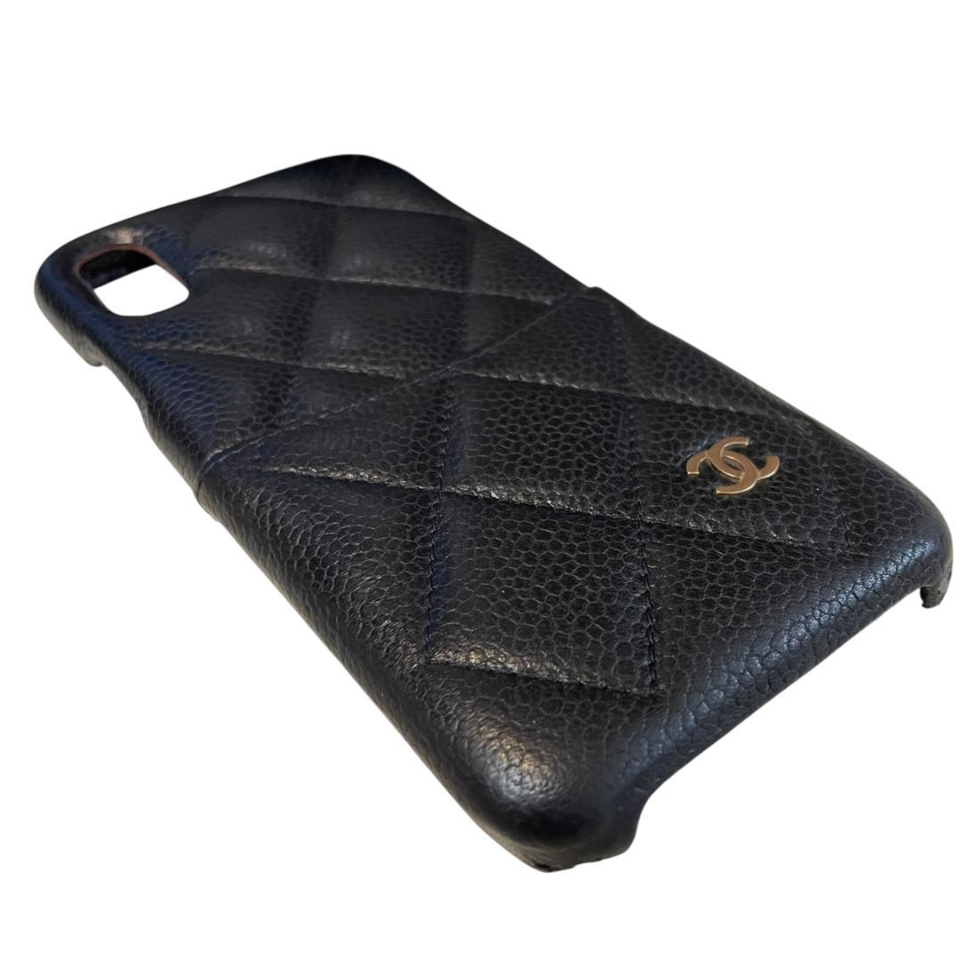 CHANEL シャネル マトラッセ iPhone XS X用 スマホケース