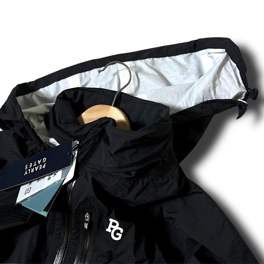 定価46,200円 新品 0 黒 パーリーゲイツ レインジャケット ワンピース