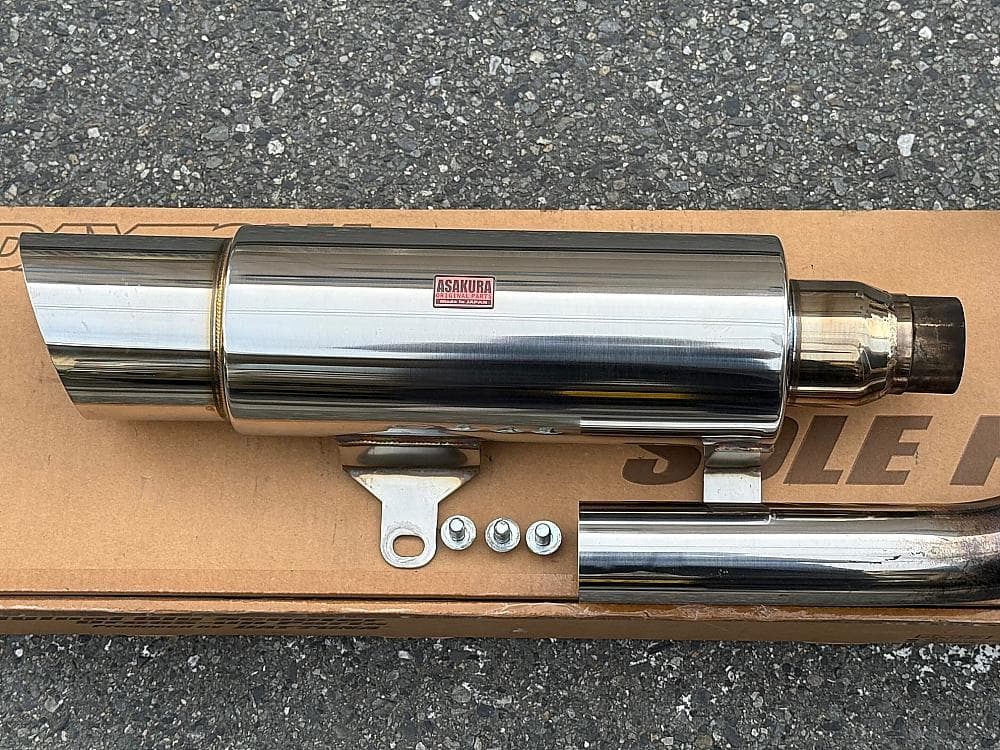 ASAKURA GMR120タイプマフラー 4D9 マジェスティ SG20J