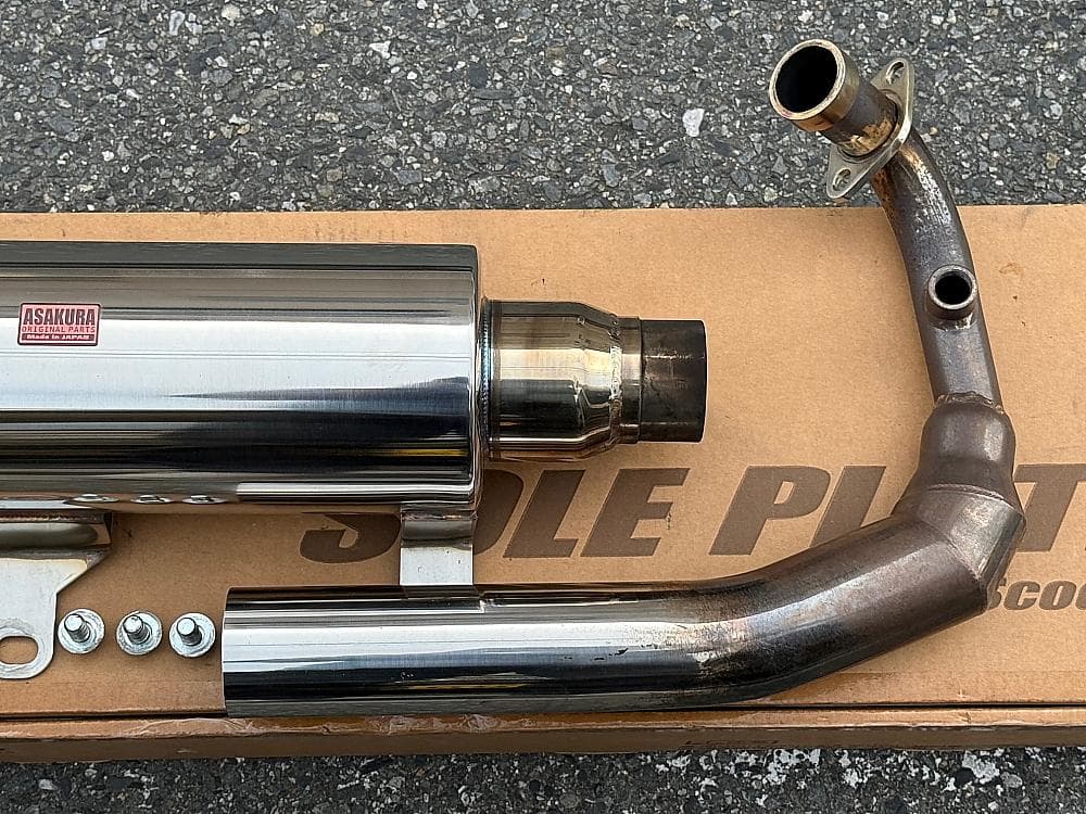 ASAKURA GMR120タイプマフラー 4D9 マジェスティ SG20J