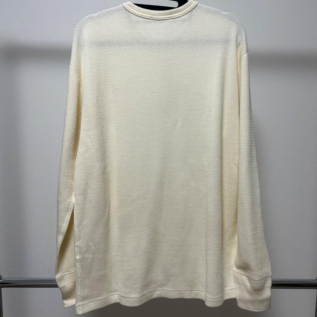 【新品未使用】AURALEE 長袖カットソー　サイズ4 クリーム色