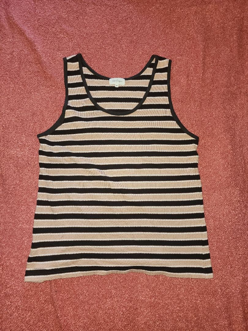 SECOND/LAYER ストライプタンクトップ XS