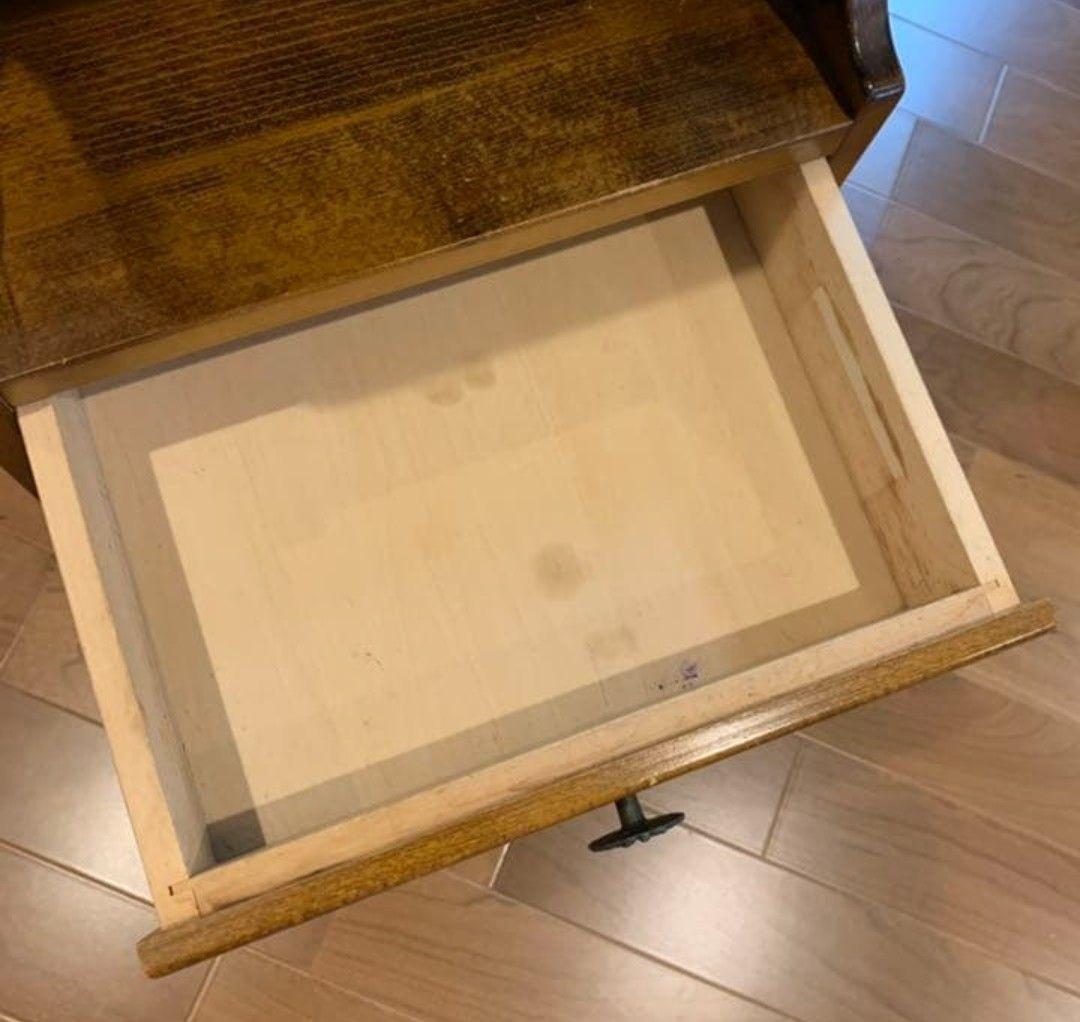 カリモク 電話台 花台　サイドテーブル